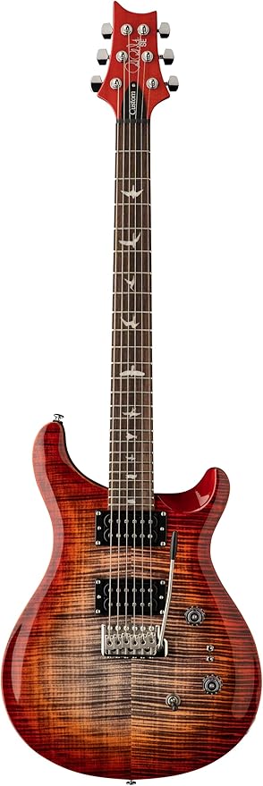 PRS SE Custom 24-08, Charcoal Cherry Burst C844CG 