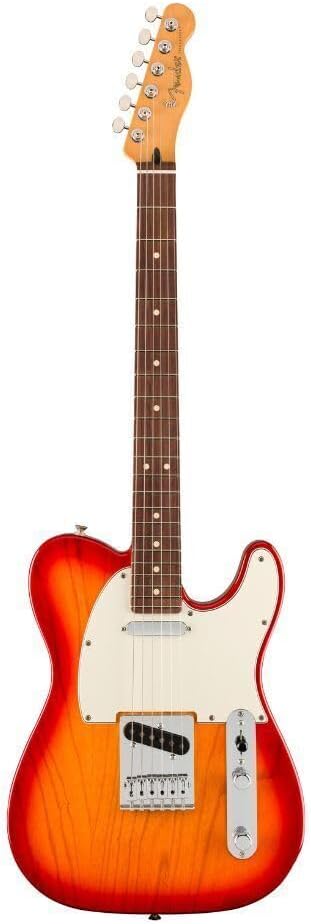 Fender Player II Telecaster Electric Guitar-Aged Cherry Burst with Rosewood Fingerboard