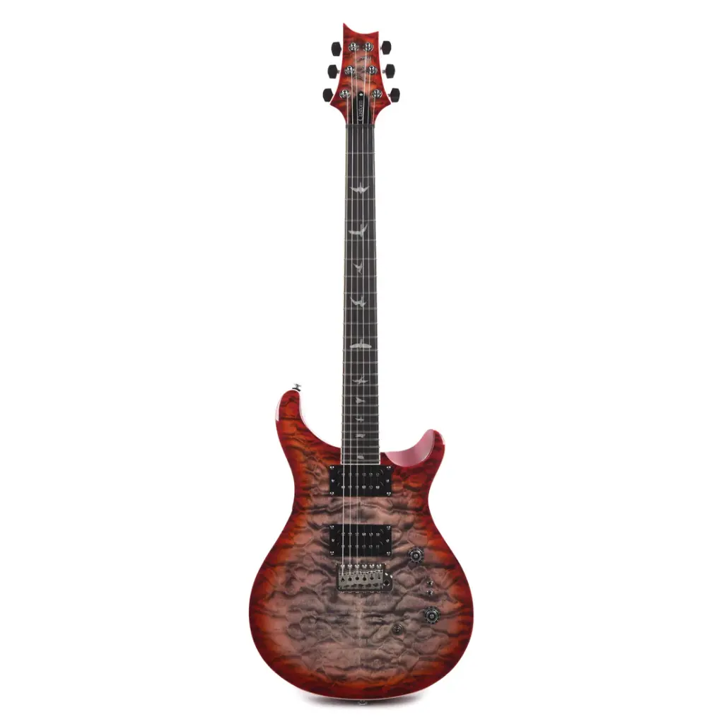 prs SE Custom 24-08 - Quilt package CG -  Charcoal Cherry Burst