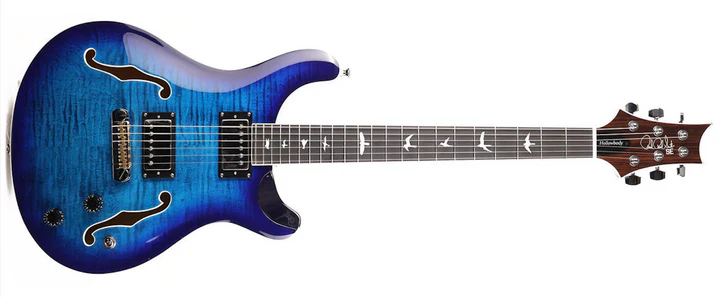 prs SE HOLLOWBODY II DC - Faded Blue Burst