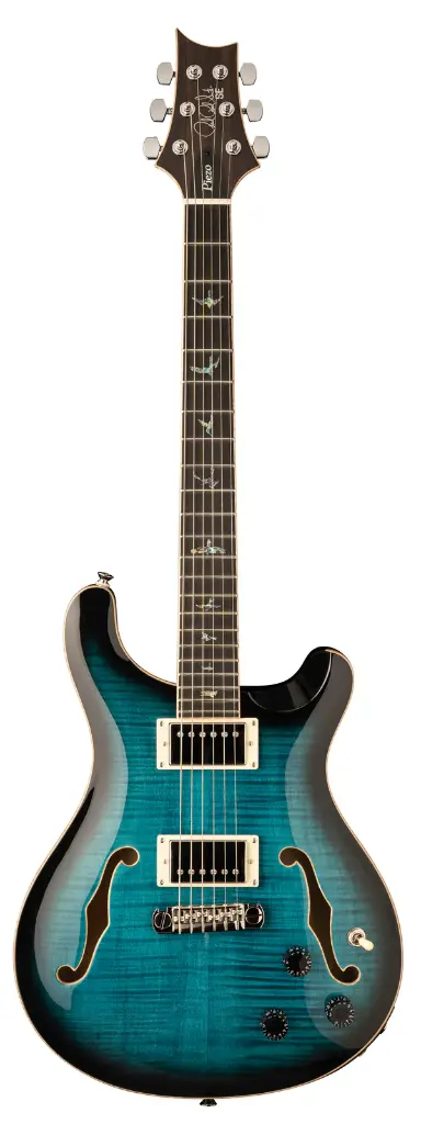 prs SE HOLLOWBODY II PIEZO PB - Peacock Blue