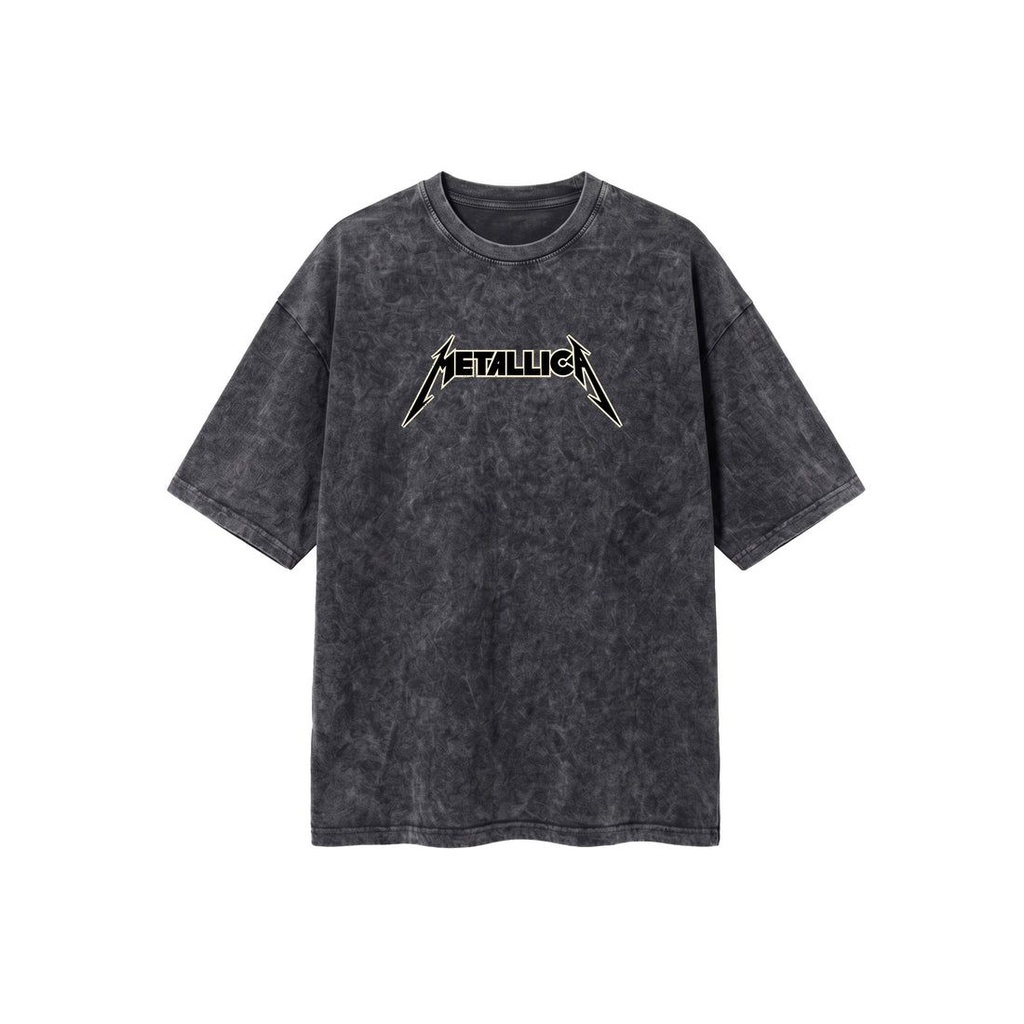 metallica washed oversized tshirt
