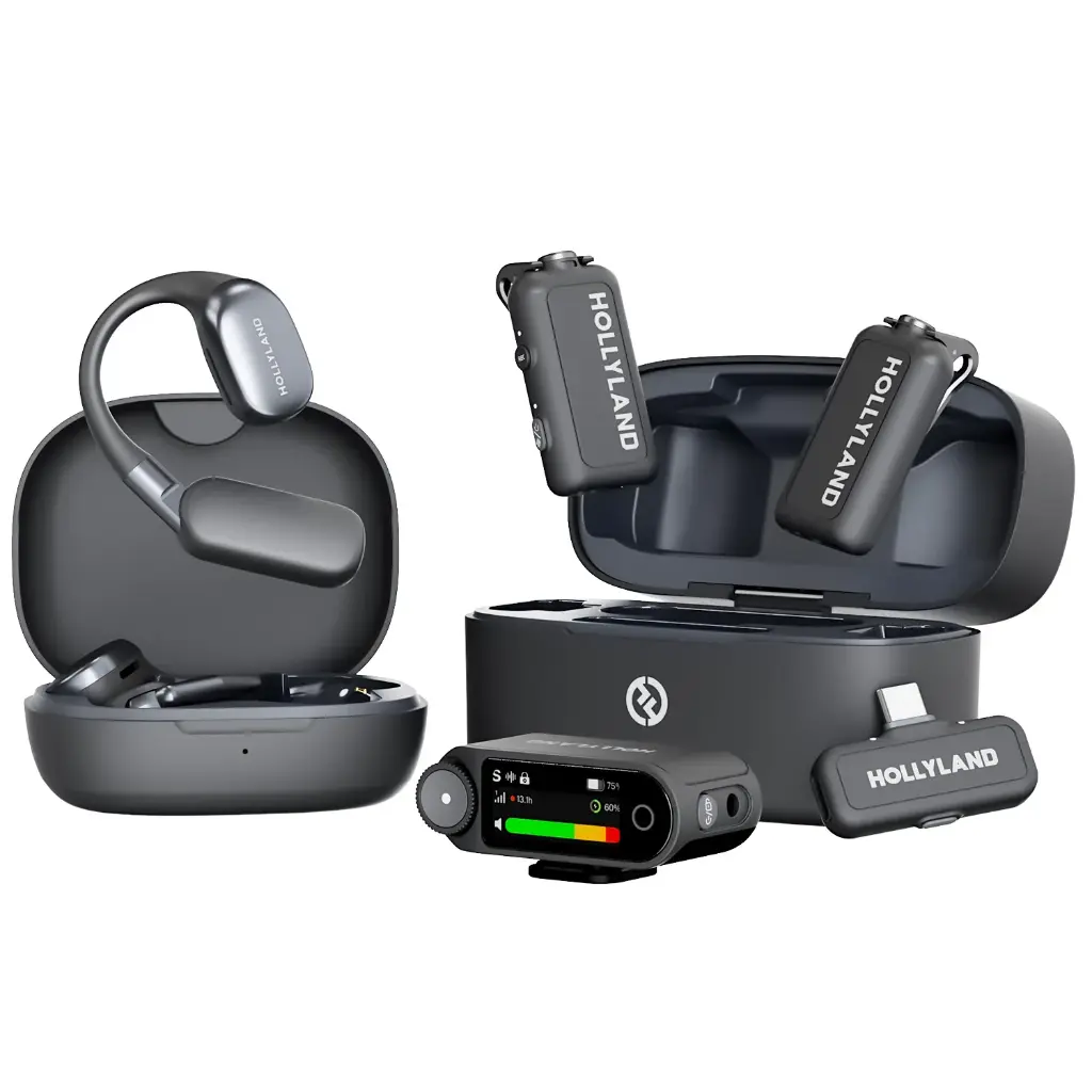 Hollyland ICS-3515 Lark Max 2 Ultimate Combo, 32‑bit Float Wireless Microphone System