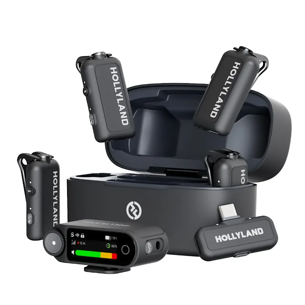 Hollyland ICS-3535 Lark Max 2 Combo – 4- Person Wireless Microphone System