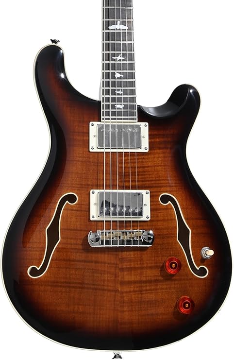 PRS H2ECBBG Paul Reed Smith 6 String SE Hollowbody II, Black Gold Sunburst