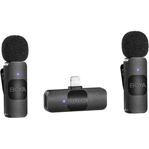 BOYA 2.4G wireless mic kit for IOS device ( BY-V2  )