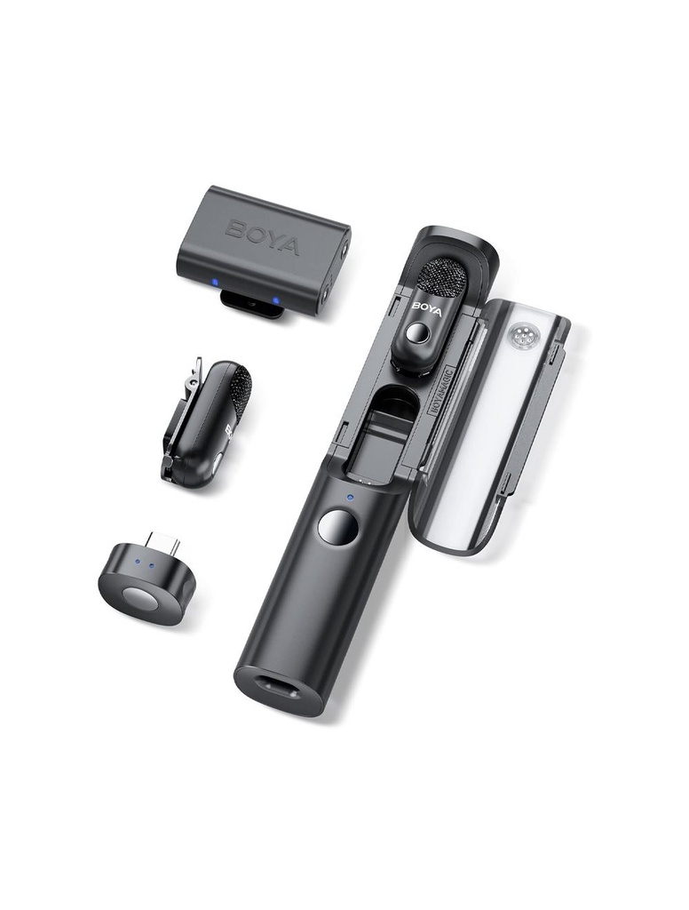 BOYA Magic-3  Mic kit 24 Bit (1to2) type C/3.5mm + Charging Case