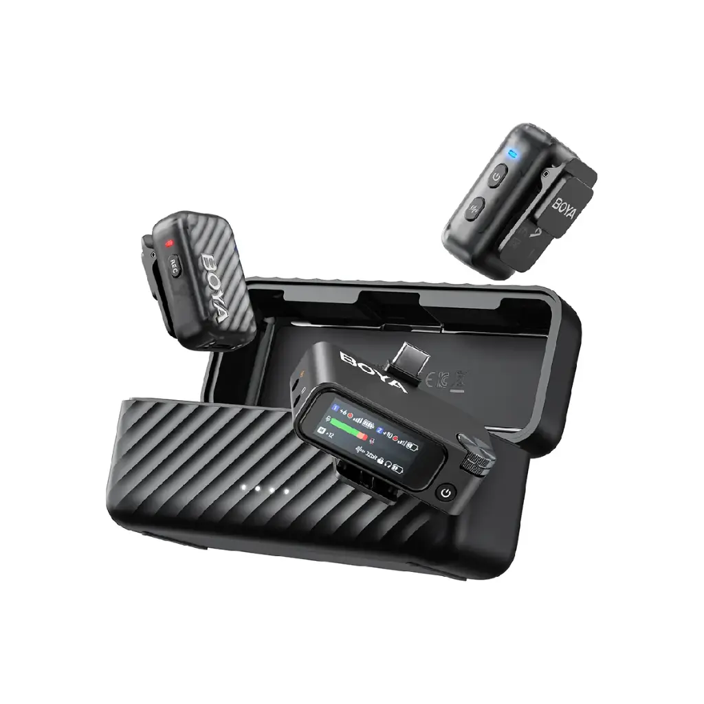 BOYA Mic kit 32 Bit Type C/ios/3.5mm TRS ( BOYAMIC 2-02 )