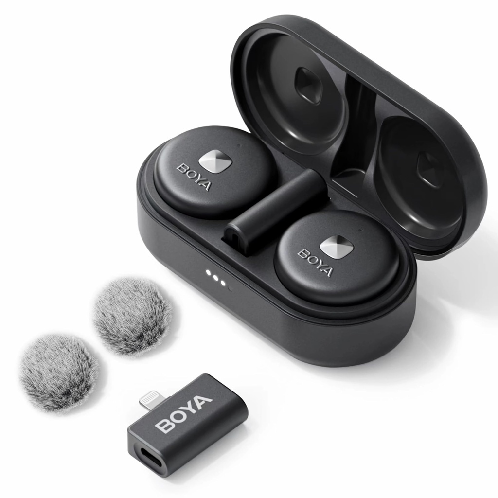 BOYA 2.4G wireless mic kit for IOS device  24 Bit ( Omic-D  )
