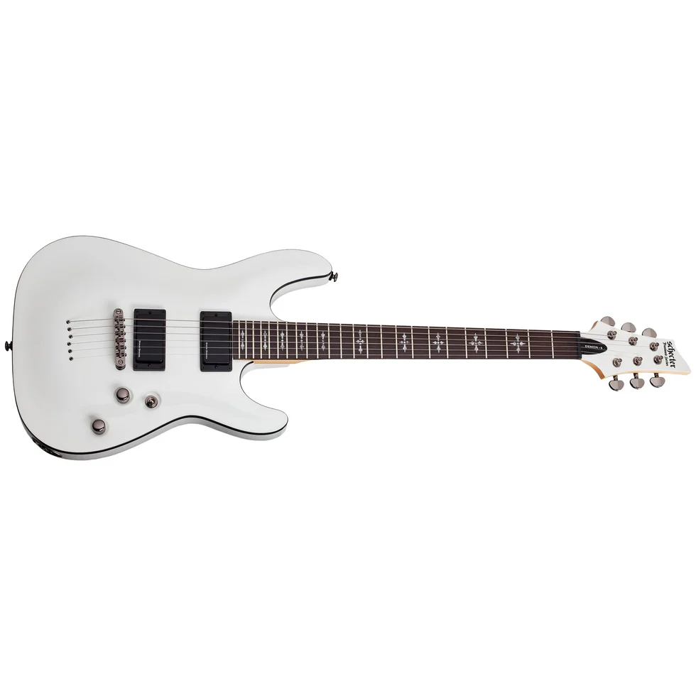 Schecter Diamond Series Demon-6, Vintage White VWHT