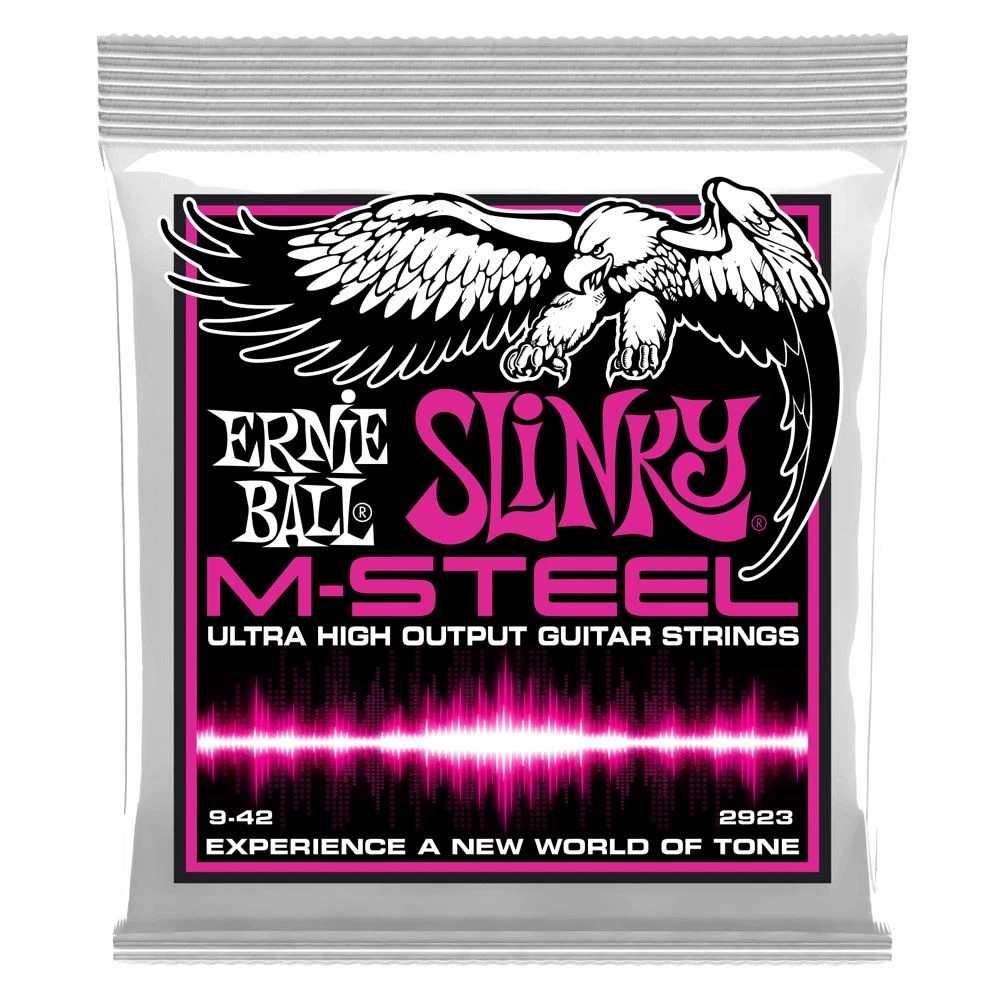 Ernie Ball 2923 M-steel Super Slinky Electric Guitar Strings