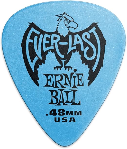 Ernie Ball .48mm Blue Everlast Guitar Picks (P09181) 