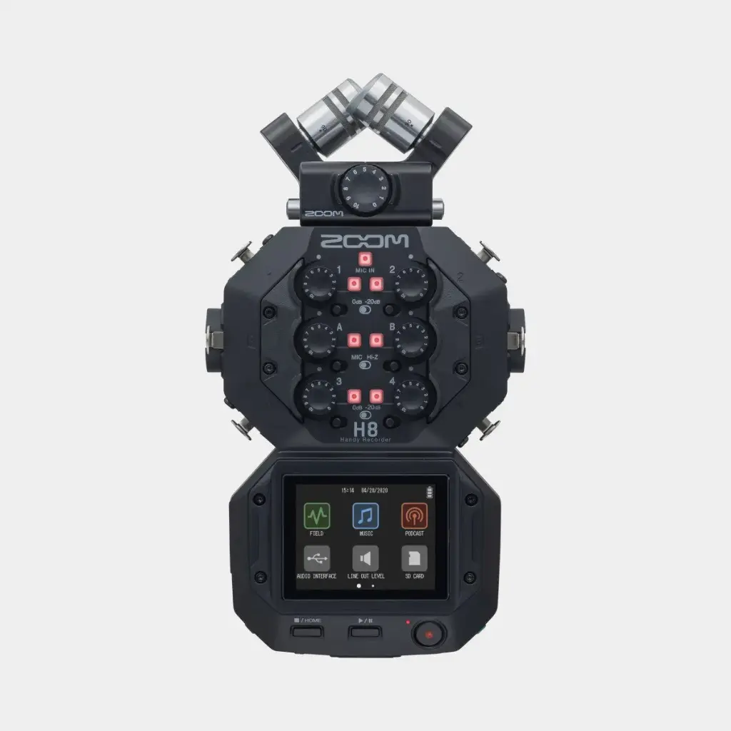 Zoom H8 8-Input / 12-Track Portable Handy Recorder with Touchscreen