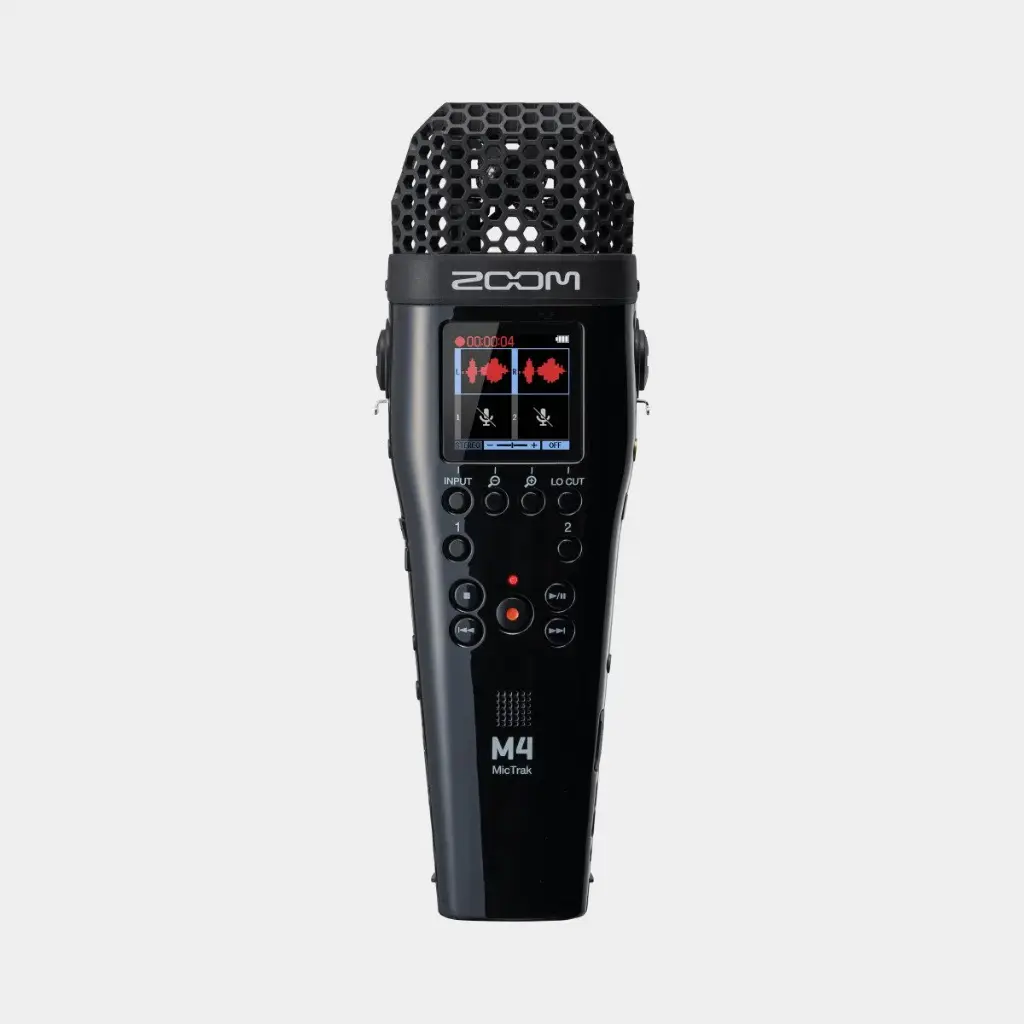 Zoom M4 MicTrak
4-Track 32-Bit Float Recorder with Timecode & X/Y
Microphone