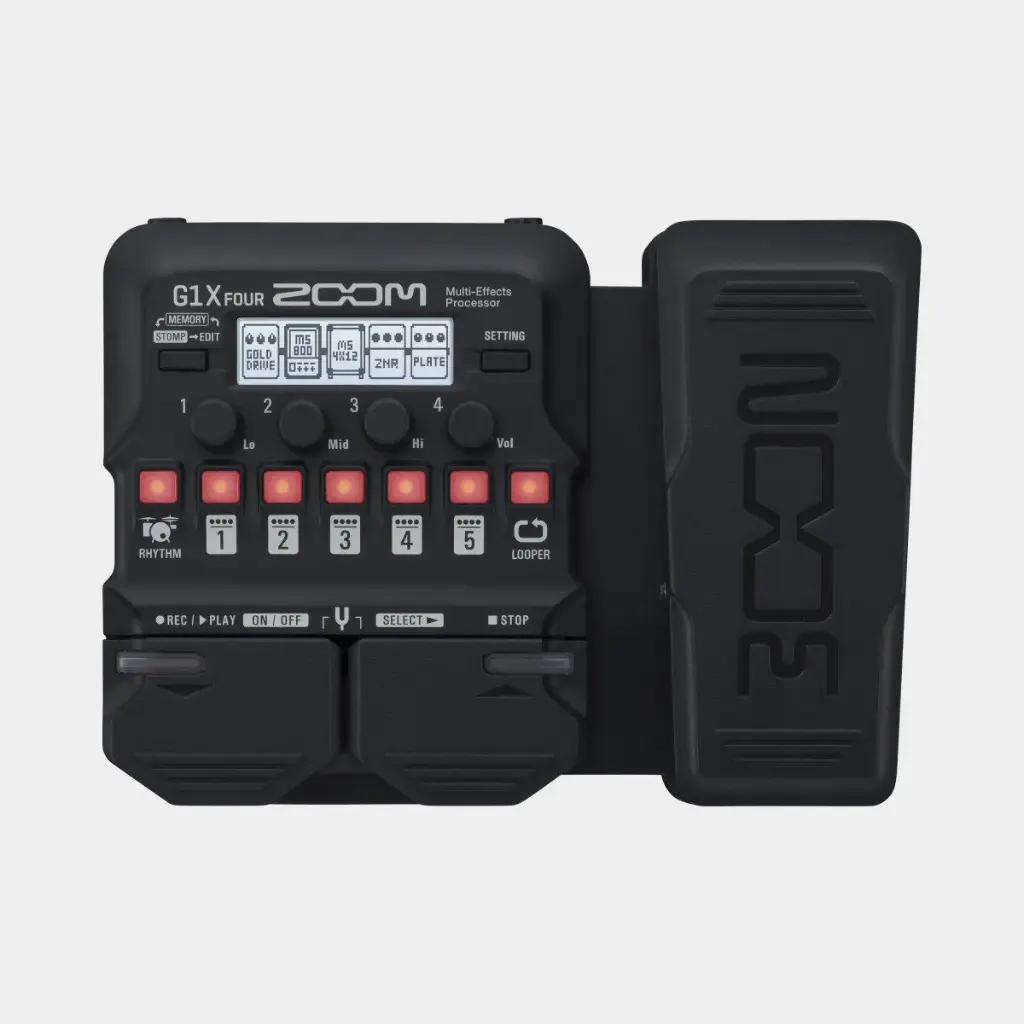 Zoom G1X Four
Guitar Multi-Effects Pedal with Expression Pedal and 70+
Effects