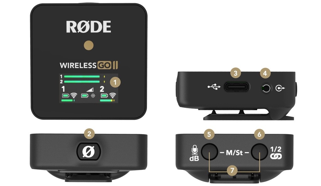 WIGO II Rode WIRELESS  Dual Channel MIC