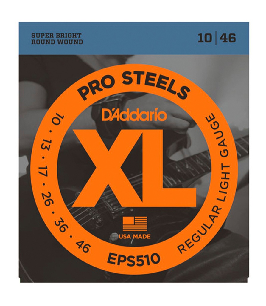 EPS510 D'Addario  Pro Steels Electric Guitar Strings