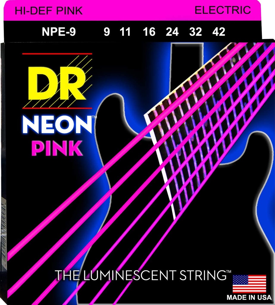 NPE-9 DR Pink Strings