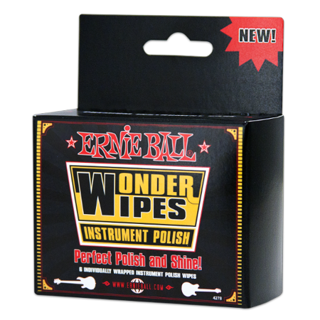 ERNIE BALL 4276  WONDER WIPES FRETBOARD CONDITIONERUMENT POLISH