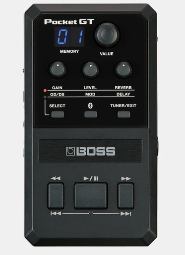 [761294516379] Boss Pocket GT Pocket Effects Processor