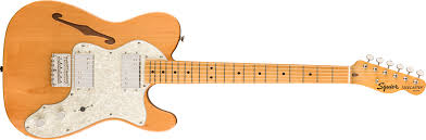[885978064540] Squier Classic GUITAR Vibe '70s Telecaster Thinline - Maple Fingerboard - Natural