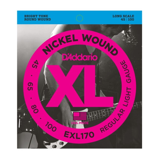 [19954151256] D'Addario EXL170 Bass Strings