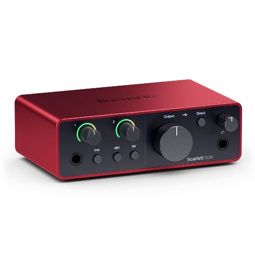 [815301001478] Focusrite Scarlett Solo 4th Generation Audio Interface