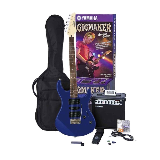 [4957812639767]  EG112GPII METALLIC BLUE YAMAHA ELECTRIC GUITAR PACKAGE 