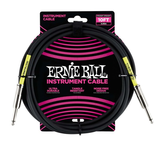 [M-Wir] Ernie Ball 10FT CLASSIC CABLE STRAIGHT/STRAIGHT