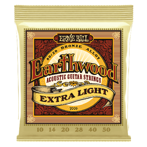 [M-Wir] Ernie Ball EARTHWOOD EXTRA LIGHT PHOSPHOR BRONZE