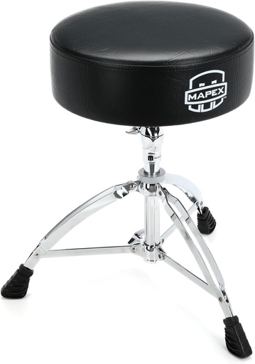 [841089133650] Mapex Round Top Drum Throne - Double-braced Legs