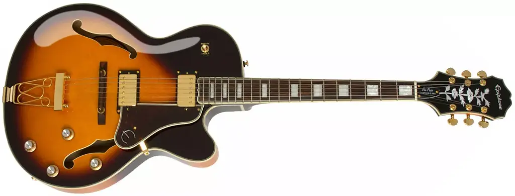 Epiphone JOE PASS EMPEROR II PRO-VINTAGE SUNBURST | Guitar Shop Egypt