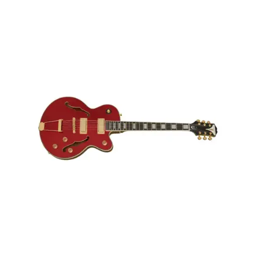 [ETUERUMGH1] Epiphone UPTOWN KAT ES RUBY RED METALLIC