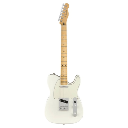 [FENDER PLAYER TELECASTER®, MAPLE FINGERBOARD, POLAR WHITE] Fender Player Telecaster Maple Fingerboard Polar White