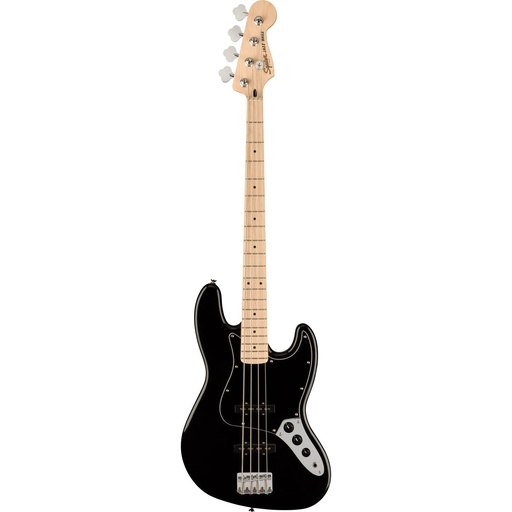 [SQUIRE AFFINITY SERIES™ JAZZ BASS®, MAPLE FINGERBOARD, BLACK PICKGUARD, BLACK] fender Squire Affinity Series Jazz Bass Maple Fingerboard Black Pickguard Black