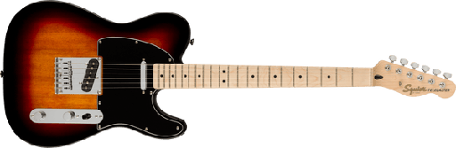 [SQUIRE AFFINITY SERIES™ TELECASTER®, MAPLE FINGERBOARD, BLACK PICKGUARD, 3-COLOR SUNBURST] fender Squire Affinity Series Telecaster Maple Fingerboard Black Pickguard 3Color Sunburst