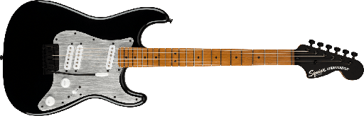 [SQUIRE CONTEMPORARY STRATOCASTER® SPECIAL, ROASTED MAPLE FINGERBOARD, SILVER ANODIZED PICKGUARD, BLACK] fender Squire Contemporary Stratocaster Special Roasted Maple Fingerboard Silver Anodized Pickguard Black