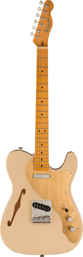 [SQUIRE FSR CLASSIC VIBE '60S TELECASTER® THINLINE, MAPLE FINGERBOARD, GOLD ANODIZED PICKGUARD, DESERT SAND] fender Squire FSR Classic Vibe 60s Telecaster Thinline Maple Fingerboard Gold Anodized Pickguard Desert Sand