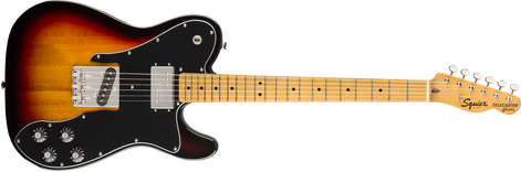 [SQUIRE CLASSIC VIBE '70S TELECASTER® CUSTOM, MAPLE FINGERBOARD, 3-COLOR SUNBURST] fender Squire Classic Vibe 70s Telecaster Custom Maple Fingerboard 3Color Sunburst