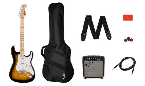 [SQUIRE PACKAGE SQUIER SONIC® STRATOCASTER® 2TS 10G 230V EU] fender Squire Package Squier Sonic Stratocaster 2TS 10G 230V 