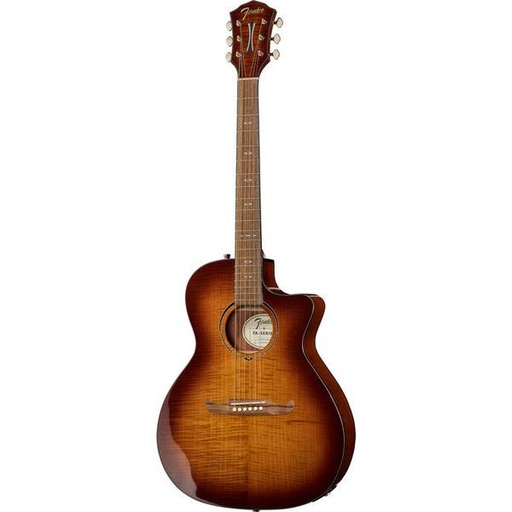 [FENDER FA-345CE AUDITORIUM, LAUREL FINGERBOARD, 3-COLOR TEA BURST] Fender FA345CE Auditorium Laurel Fingerboard 3Color Tea Burst