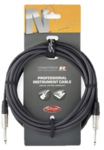 [882030193620] Stagg NGC3R PROFESSIONAL INSTRUMENT CABLE 3M 
