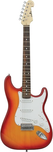 [402578002134] Sqoe electric guitar cherry sunburst  