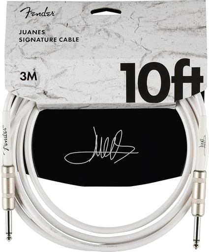 [717669798482] Juanes 10' Instrument Cable, Luna White