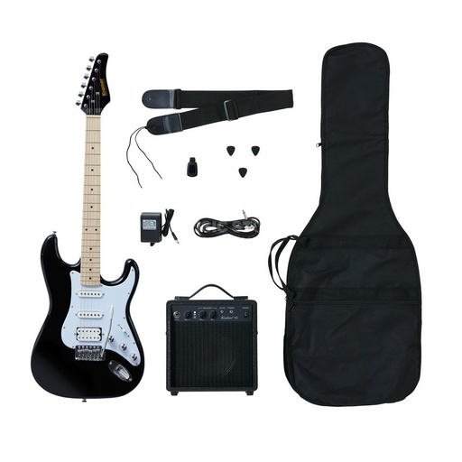 [711106050942] Kramer Electric Guitar Focus Player Pack, Black 