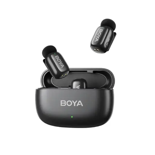 [6977490710341] BOYA MINI-14 Ultra Mini Wireless Microphone TYPE-C , Noise Cancellation , 2.4GHz - Black 
