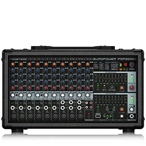 [748252156549] Behringer PMP2000D 14-Channel 2000W Powered Mixer 