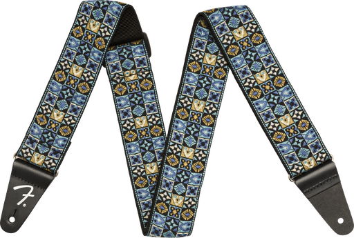 [885978254668] Fender Festival Strap, Blue Mosaic, 2" 