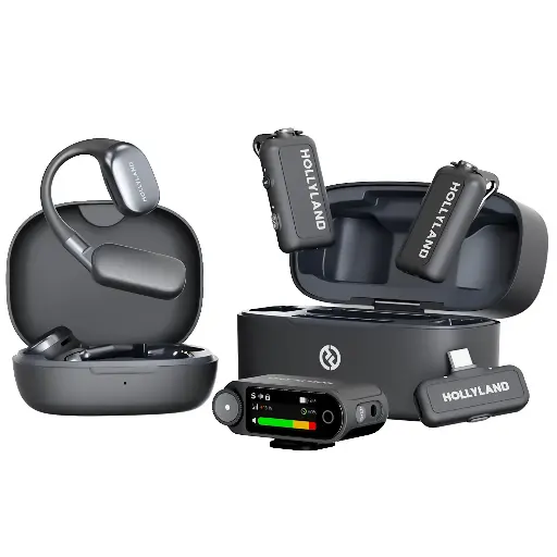 Hollyland ICS-3515 Lark Max 2 Ultimate Combo, 32‑bit Float Wireless Microphone System