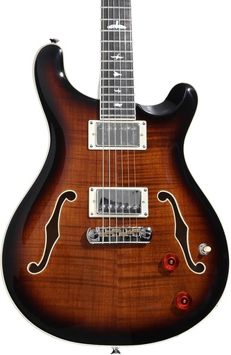 [825362101062] PRS H2ECBBG Paul Reed Smith 6 String SE Hollowbody II, Black Gold Sunburst